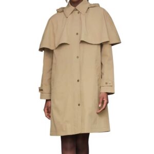 Avec Les Filles Hooded Cape Raincoat