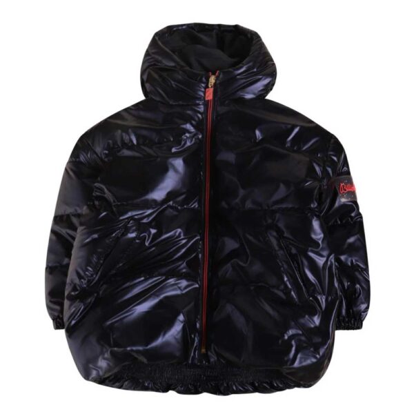Billieblush Logo Patch Zip-Up Padded Coat