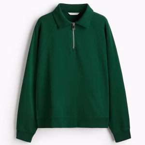 Oversized Half-Zip Sweatshirt