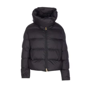 Pinko Zip-Up Hooded Coat