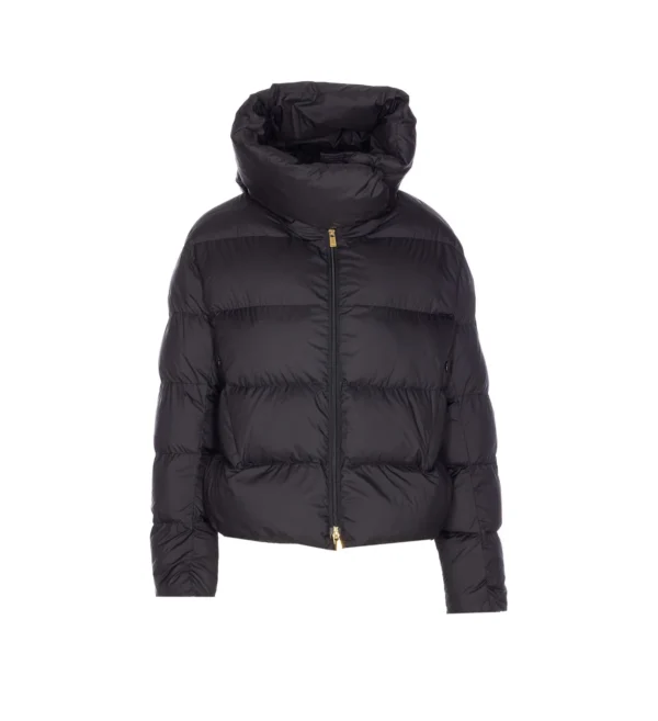 Pinko Zip-Up Hooded Coat