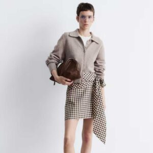 Knitted Collar Cardigan Mole