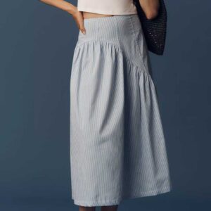 Lisa Says Gah Maeve Cotton Midi Skirt