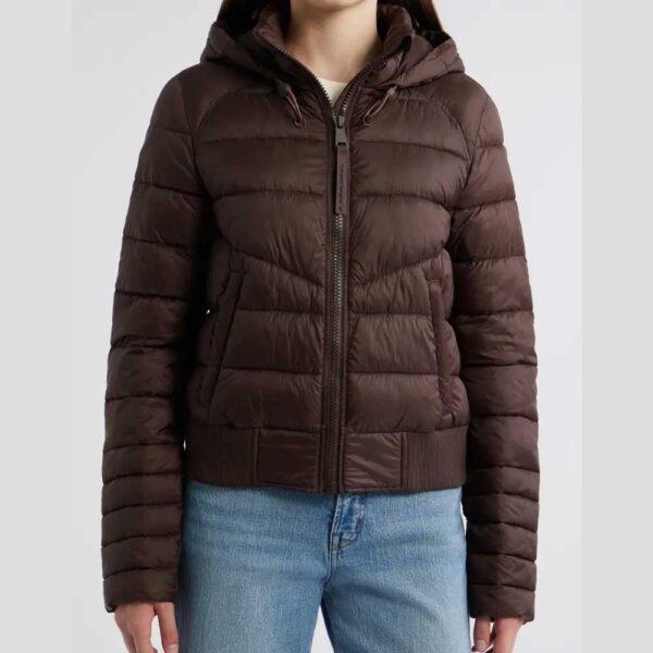 Lole Eli Hooded Water Repellent Jacket Java