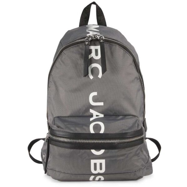 Marc Jacobs Logo Nylon Backpack DARK GREY
