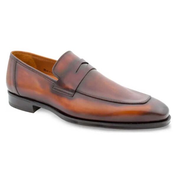 Mezlan Avenue Penny Loafer Cognacrust