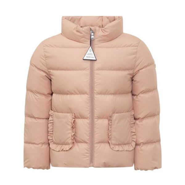 Moncler Enfant Onica Logo Patch Down Jacket