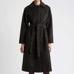 Nordstrom Belted Animal Print Jacket