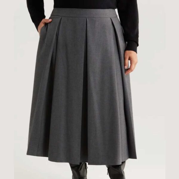 Nordstrom Pleated Midi Skirt