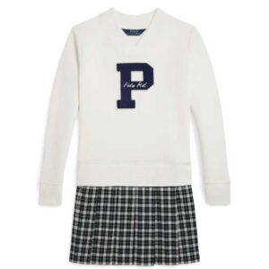 Polo Ralph Lauren Kids' Mixed Media Sweater Dress