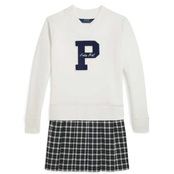 Polo Ralph Lauren Kids' Mixed Media Sweater Dress