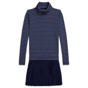 Polo Ralph Lauren Kids' Stripe Turtleneck Dress