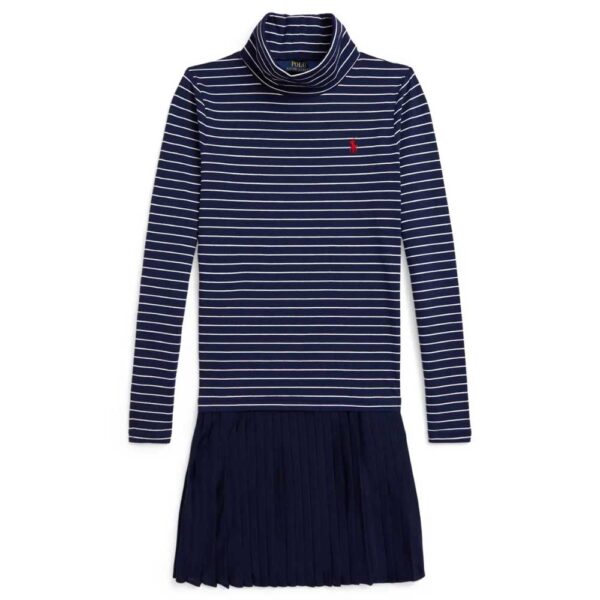 Polo Ralph Lauren Kids' Stripe Turtleneck Dress