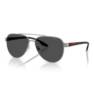 Prada Linea Rossa 58mm Polarized Pilot Sunglasses