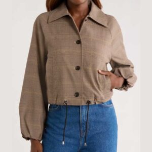 Rails North Plaid Bomber Jacket