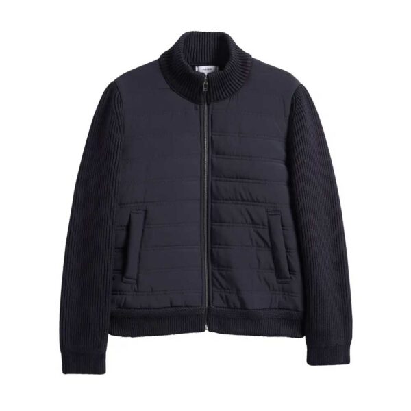 Reiss Kids' South End Jr. Quilted Zip-Up Varsity Jacket