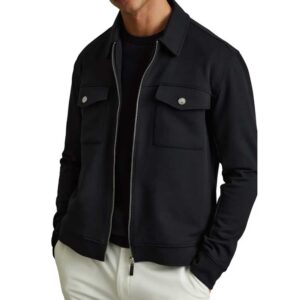 Reiss Medina Jacket Navy Blue