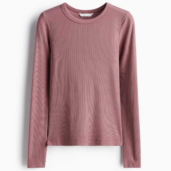 Ribbed Top Dusty pink