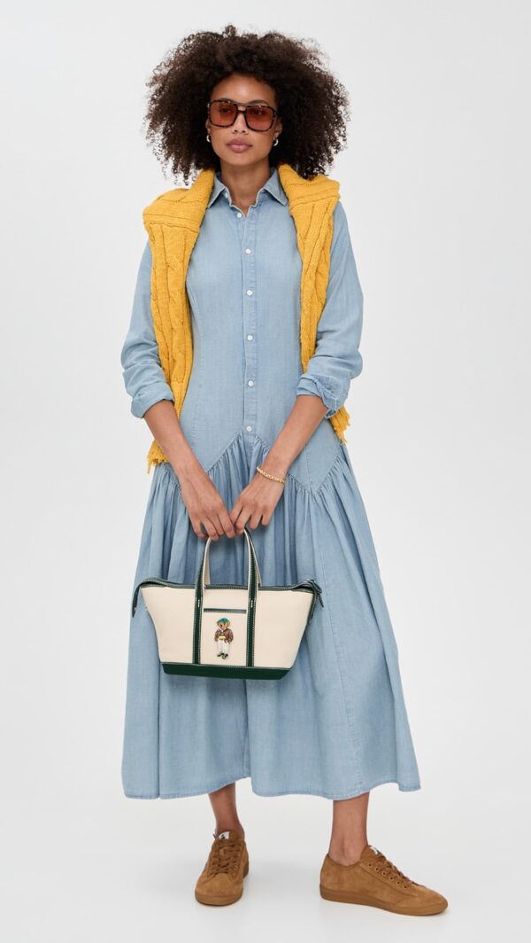 Polo Ralph Lauren Chambray Long Sleeve Shirt Dress