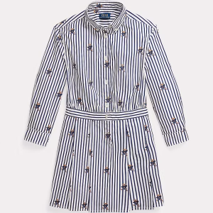 Polo Bear Cotton Shirtdress