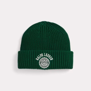 Embroidered Crest Cotton Hat