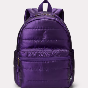 Quilted Metallic Backpack