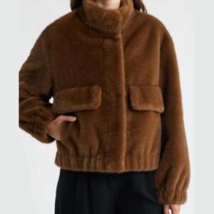 Sam Edelman Faux Fur Bomber Jacket