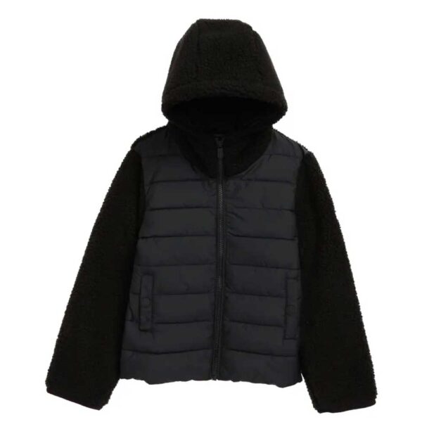 Save The Duck Derik Mixed Media Puffer Jacket