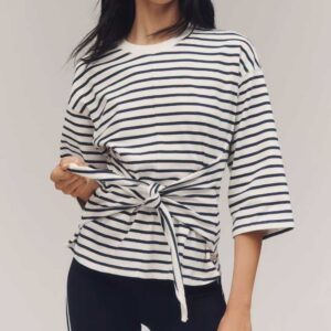 Scotch & Soda Breton Tie-Waist Tee