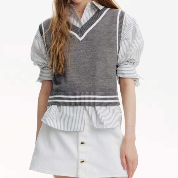 Sweater Vest Gray
