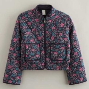 Treasure & Bond Kids' Quilted Bomber Jacket
