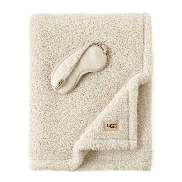 UGG® Original Faux Shearling Throw Blanket & Eye Mask Sleep Set