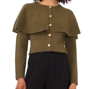 Vince Camuto Cape Detail Cardigan
