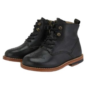 Young Soles Buster Kids Brogue Boot Black