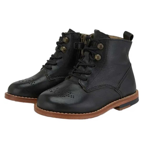 Young Soles Buster Kids Brogue Boot Black