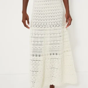 BA&SH Ecru Josh Maxi Skirt