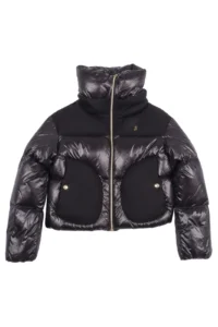 Herno Kids Logo Plaque High-Neck Cape