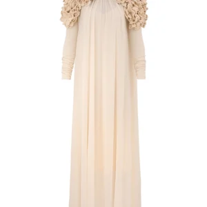 Hypnotic Crochet Trim Gown