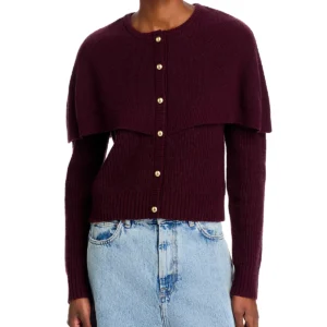 WAYF Penny Capelet Cardigan Sweater