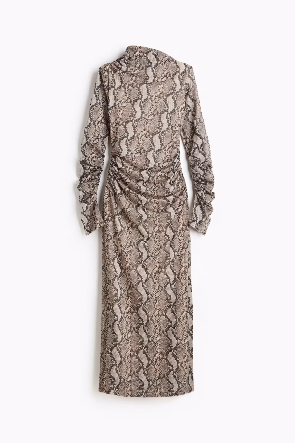 Draped Jersey Dress