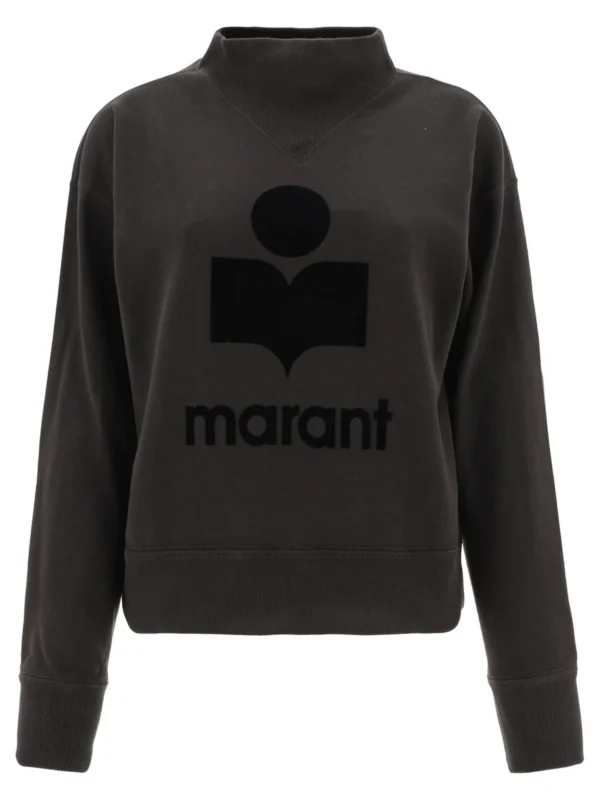 Isabel Marant Étoile Moby High Neck Logo Sweatshirt