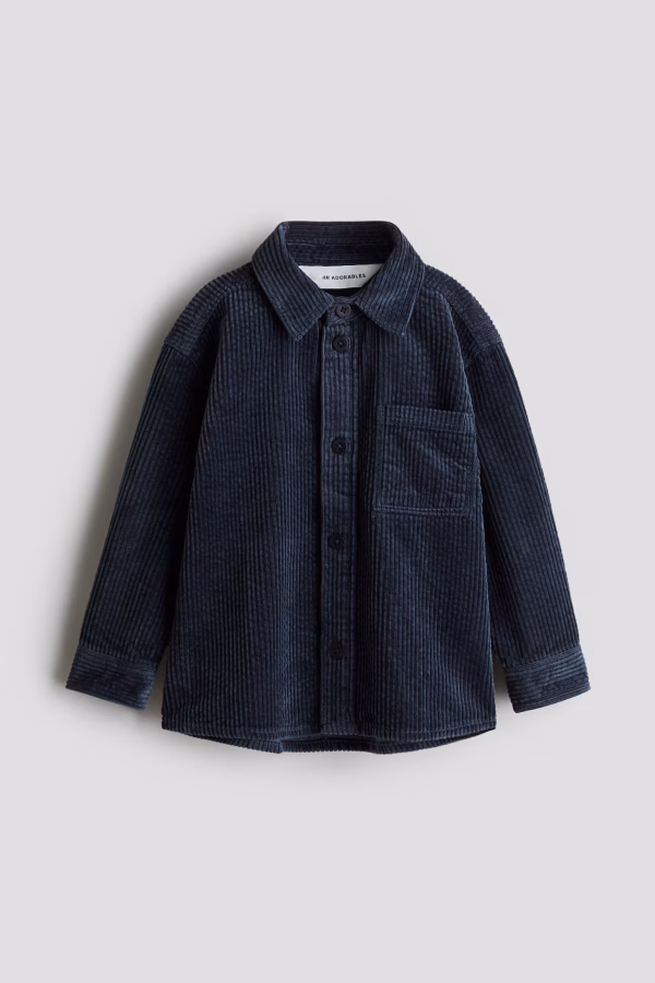 Cotton Corduroy Shacket