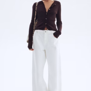 Rib-Knit Cardigan