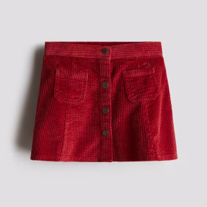 Corduroy A-Line Skirt