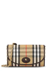Burberry Highlands Chain Strap Wallet