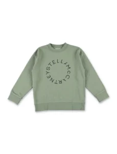 Stella McCartney Kids Logo Printed Crewneck Sweatshirt