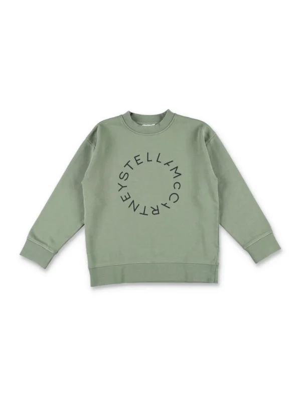 Stella McCartney Kids Logo Printed Crewneck Sweatshirt