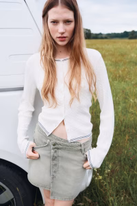 Cable-Knit Cardigan