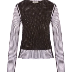 Sportmax Gerarda Embellished Long-Sleeved Top