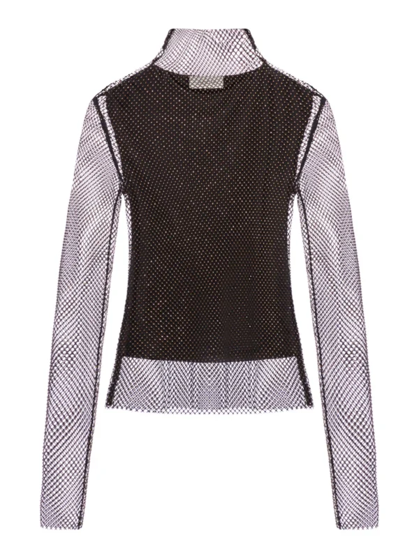 Sportmax Gerarda Embellished Long-Sleeved Top